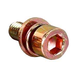 3-in-1 Cup Head Bolt (with Flat & Spring Washers)