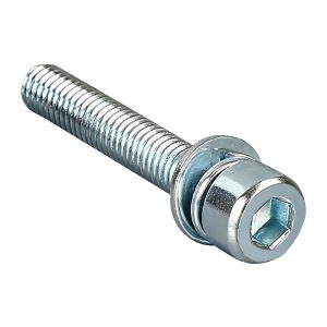 Cylindrical Head Socket Hexagon Three-Piece Bolt Assembly