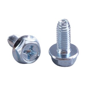 External Hexagon, Flange Face, Cross Recess, Triangular Thread