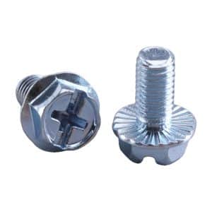Pan head internal and external hexagon flange screw