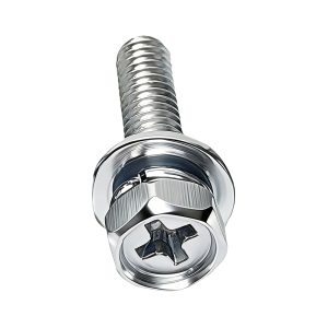 Phillips Slot Hexagon Head Three-component Screw