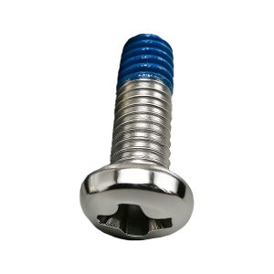 Round Head Phillips Adhesive-coated Anti-loosening and Anti-slip Blue Glue Applied Nylock Screw