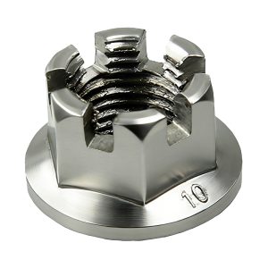 Hexagonal Flange Slotted Nut